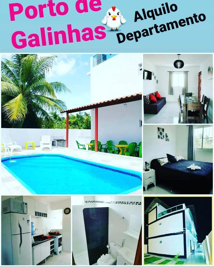 Pôrto das GalinhasFlats Cavalinho 1アパートメント エクステリア 写真